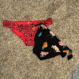 2 Pair Swim Bikini Bottoms